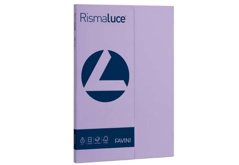 Immagine di Carta Rismaluce Small - A4 - 90 gr - viola 49 - Favini - conf. 100 fogli