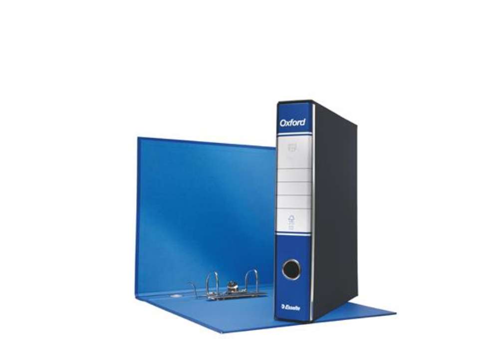 Immagine di Registratore Oxford G82 - dorso 5 cm - commerciale 23 x 30 cm - blu - Esselte