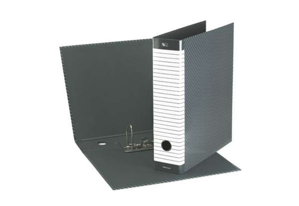 Immagine di Registratore Delso Line G13 - dorso 8 cm - commerciale 23 x 30 cm - grigio - Esselte