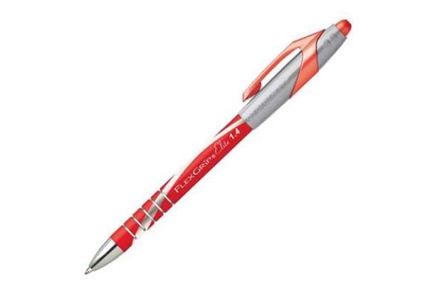 Immagine di Penna a sfera a scatto Flexgrip Elite - punta 1,4mm - rosso - Papermate