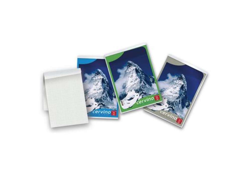 Immagine di Blocco Cervino - A6 - 100 x 150mm - 50gr - 50 fogli - 5mm - Pigna - conf. 20 pezzi