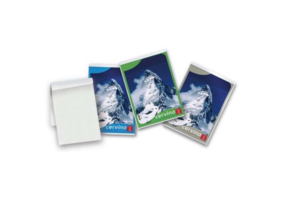 Immagine di Blocco Cervino - A5 - 150 x 210mm - 50gr - 50 fogli - 5mm - Pigna