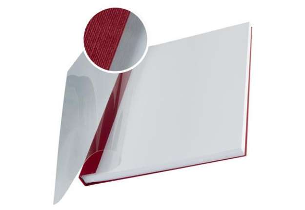 Immagine di Copertine Impressbind - flessibile - 10,5 mm - bordeaux - Leitz - scatola 10 pezzi