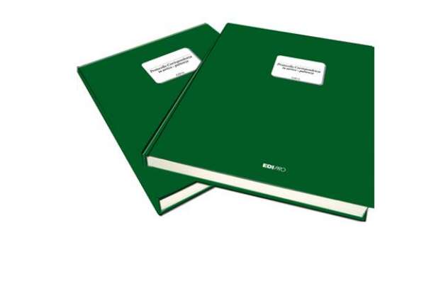 Immagine di Registro corrispondenza arrivo/partenza - 31 x 24,5cm - 200 fogli - Edipro