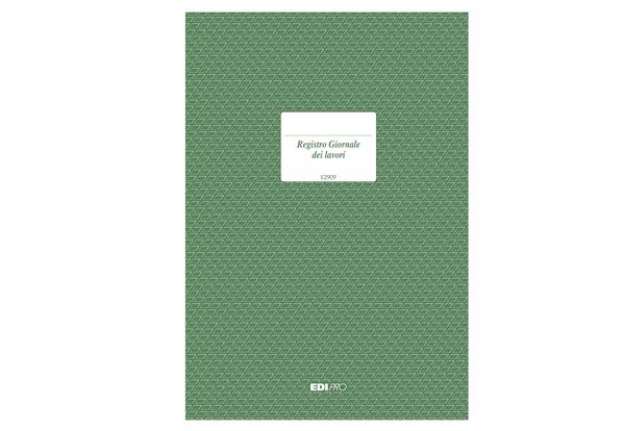 Immagine di Registro giornale lavori - 31 x 21cm - 47pg - numerate - Edipro