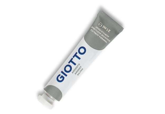 Immagine di Tempera acrilica extraconcentrata - 21ml - argento - Giotto