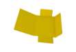 Immagine di Cartellina con elastico - presspan - 3 lembi - 700 gr - 25x34 cm - giallo - Cartotecnica del Garda