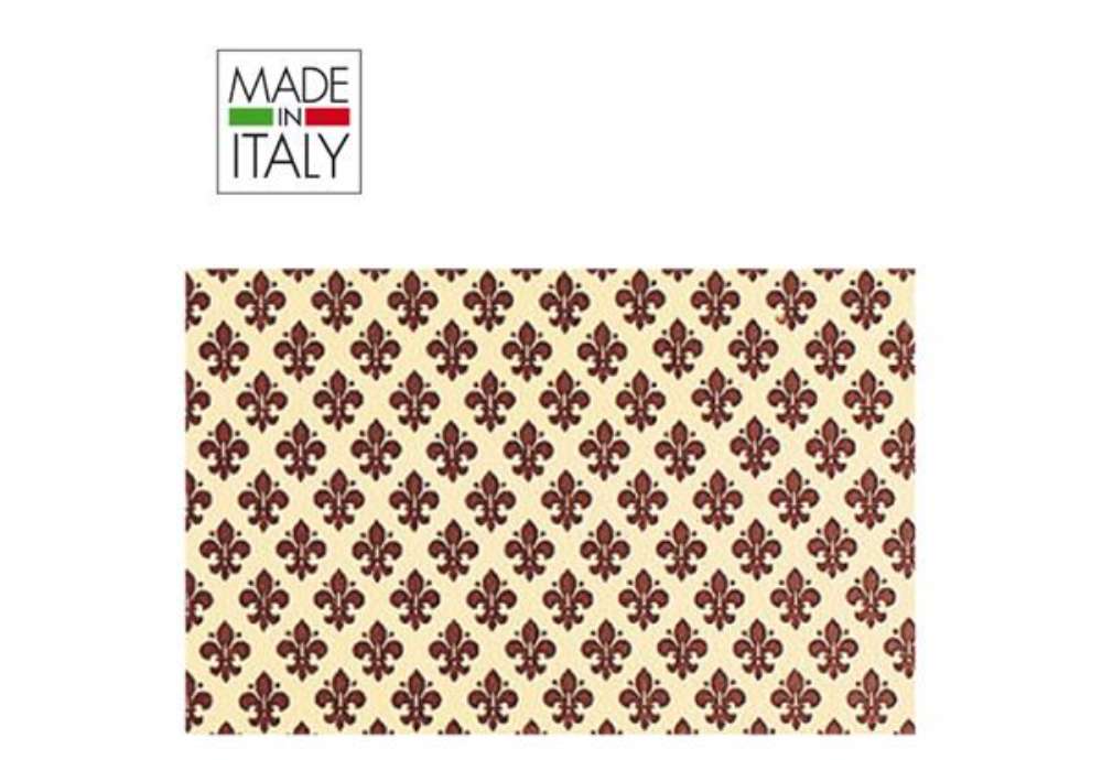 Immagine di Rotolo Cartarivesto Rex Taco - lavabile - adesivo - 49 x 300 cm - giglio marrone - Rex Sadoch