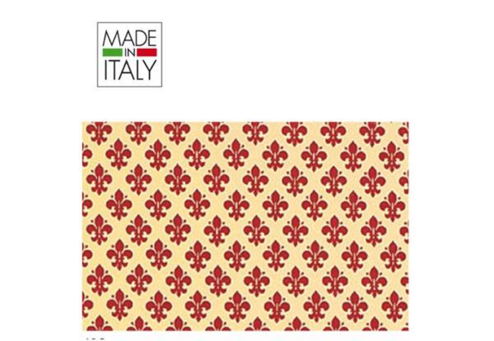 Immagine di Rotolo Cartarivesto Rex Taco - lavabile - adesivo - 49 x 300 cm - giglio rosso - Rex Sadoch
