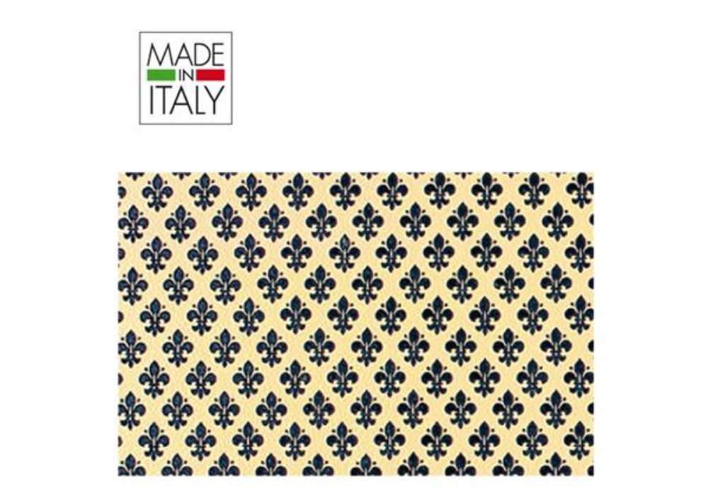 Immagine di Rotolo Cartarivesto Rex Taco - lavabile - adesivo - 49 x 300 cm - giglio blu - Rex Sadoch