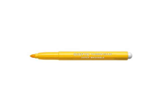 Immagine di Pennarello Turbomaxi Monocolore - punta ø5mm - giallo - Giotto