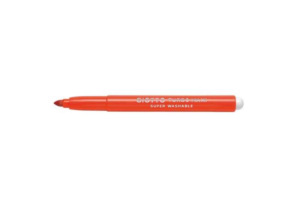 Immagine di Pennarello Turbomaxi Monocolore - punta ø5mm - arancione - Giotto