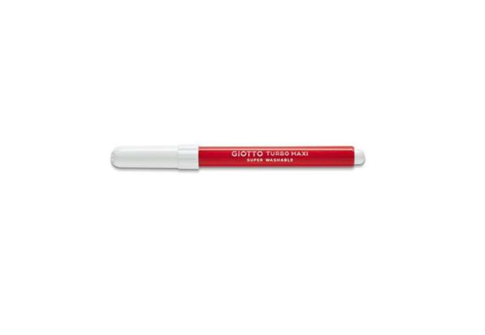 Immagine di Pennarello Turbomaxi Monocolore - punta ø5mm - rosso scarlatto - Giotto