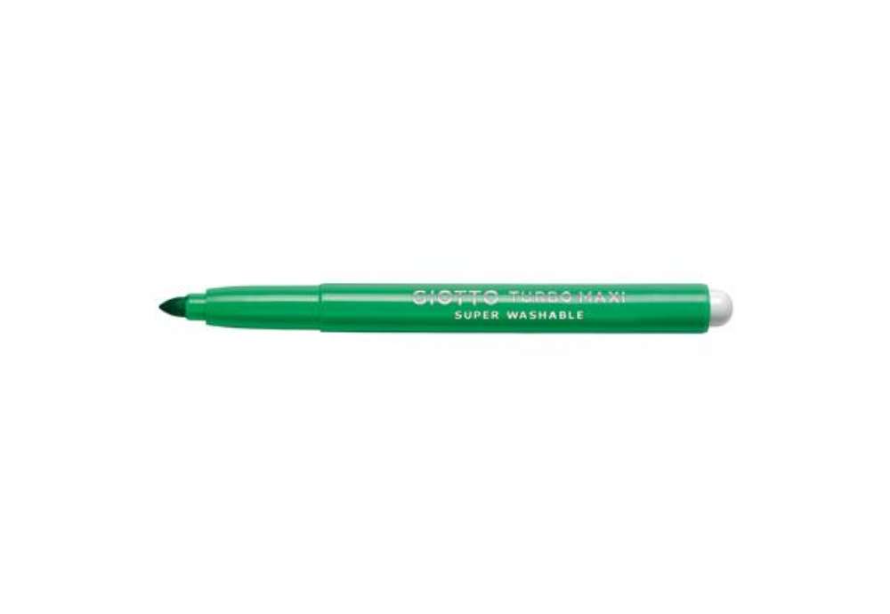 Immagine di Pennarello Turbomaxi Monocolore - punta ø5mm - verde chiaro - Giotto