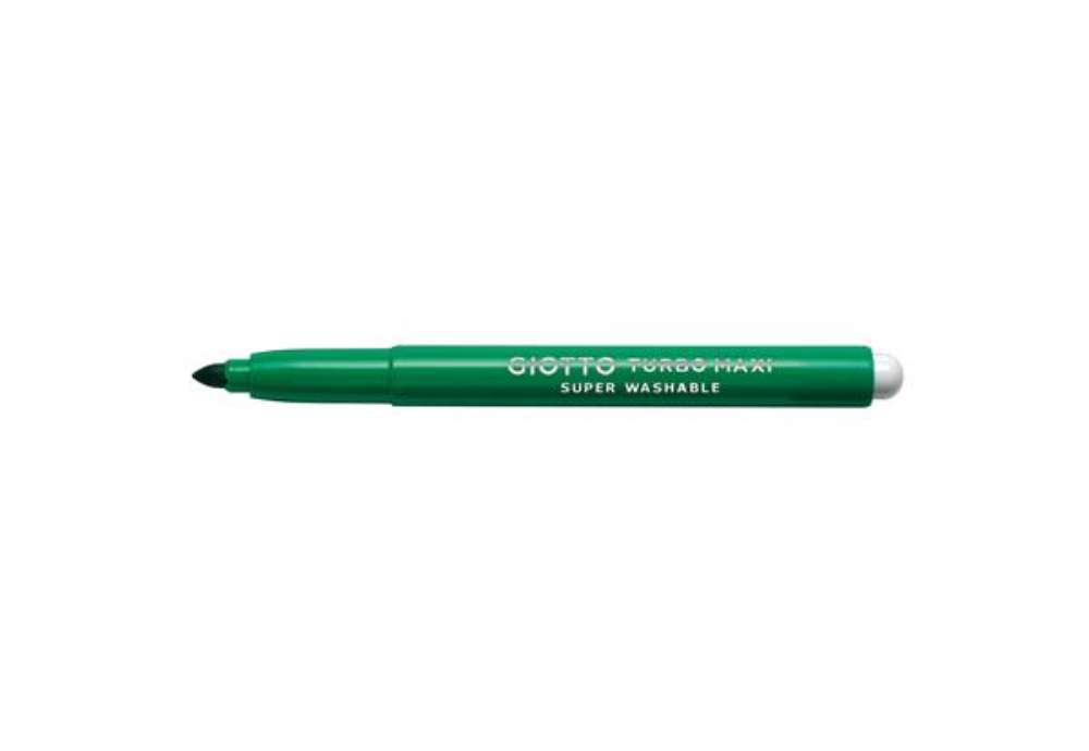 Immagine di Pennarello Turbomaxi Monocolore - punta ø5mm - verde cinabro - Giotto