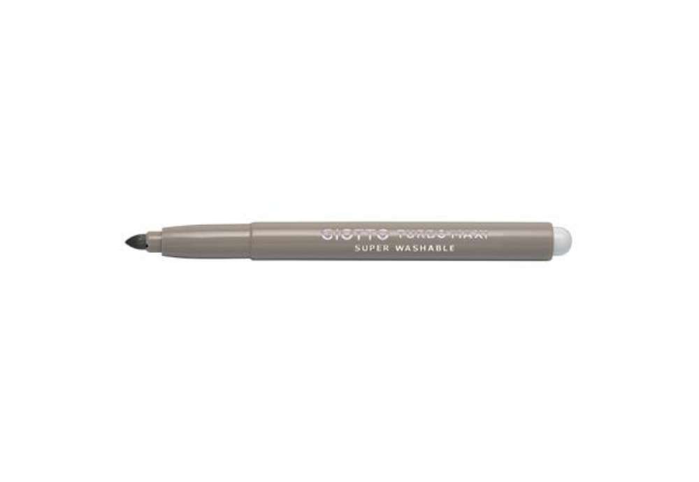 Immagine di Pennarello Turbomaxi Monocolore - punta ø5mm - grigio - Giotto
