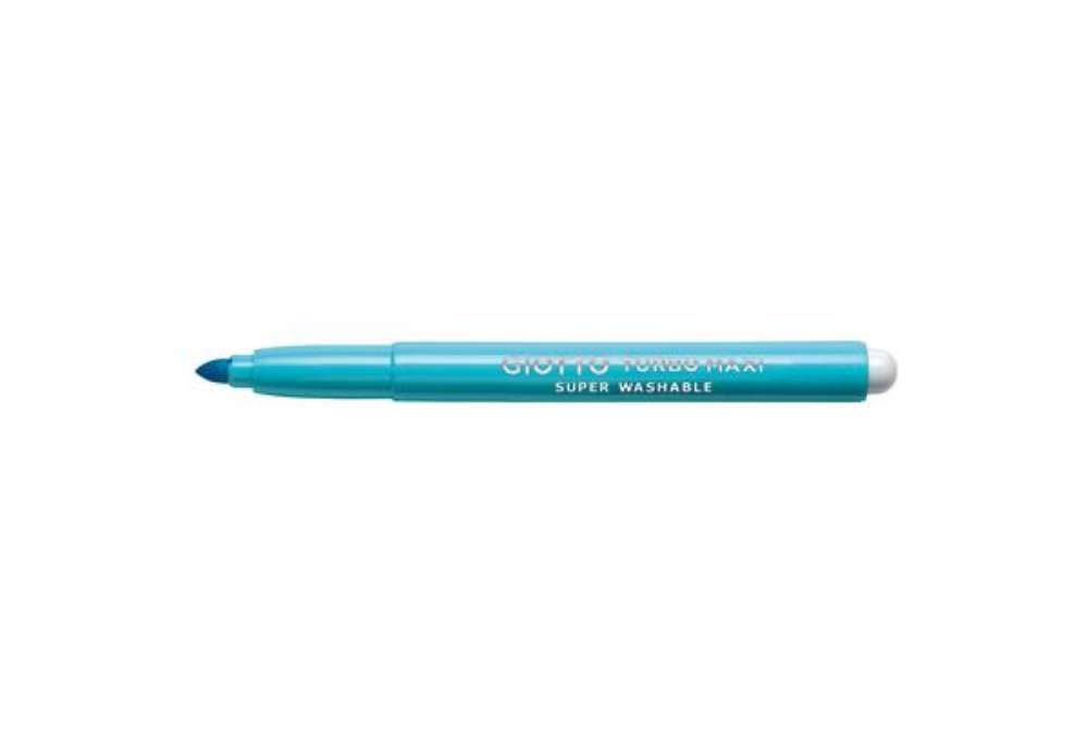 Immagine di Pennarello Turbomaxi Monocolore - punta ø5mm - azzurro - Giotto