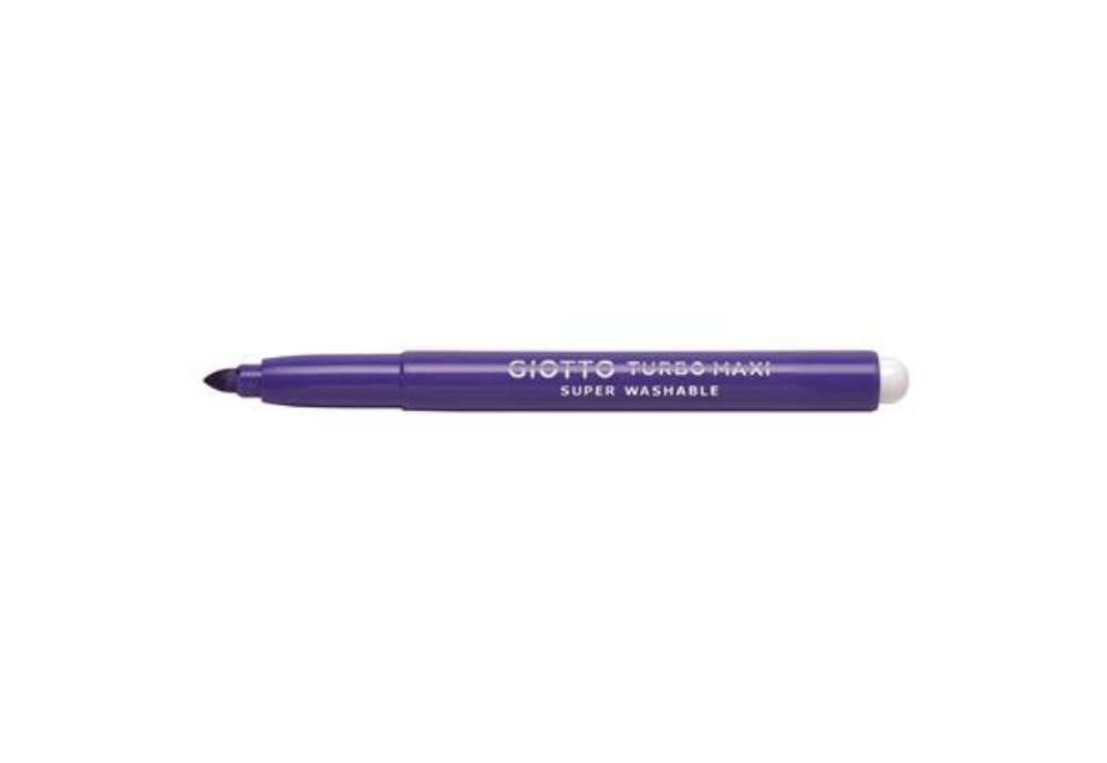 Immagine di Pennarello Turbomaxi Monocolore - punta ø5mm - violetto - Giotto