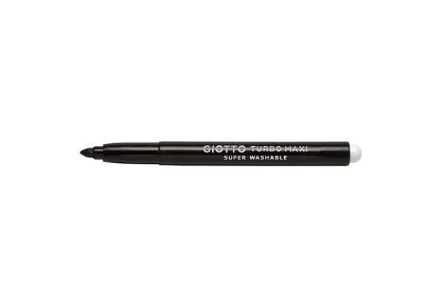 Immagine di Pennarello Turbomaxi Monocolore - punta ø5mm - nero - Giotto