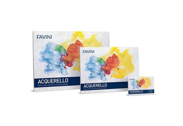 Immagine di Blocco Watercolor - 35x50cm - 340gr - 10 fogli - Favini Art