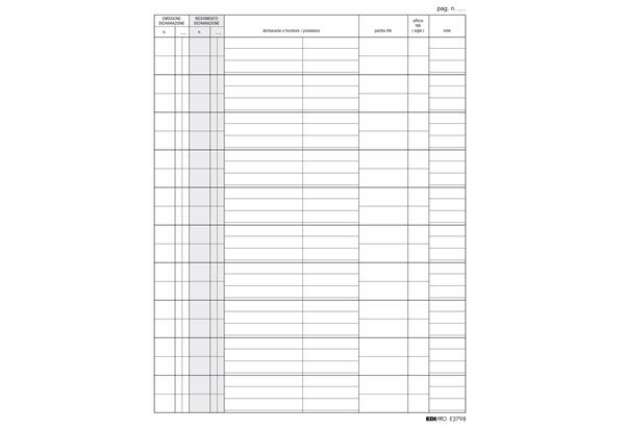 Immagine di Registro dichiarazione esportatori - 31 x 24cm - 100 fogli - Edipro