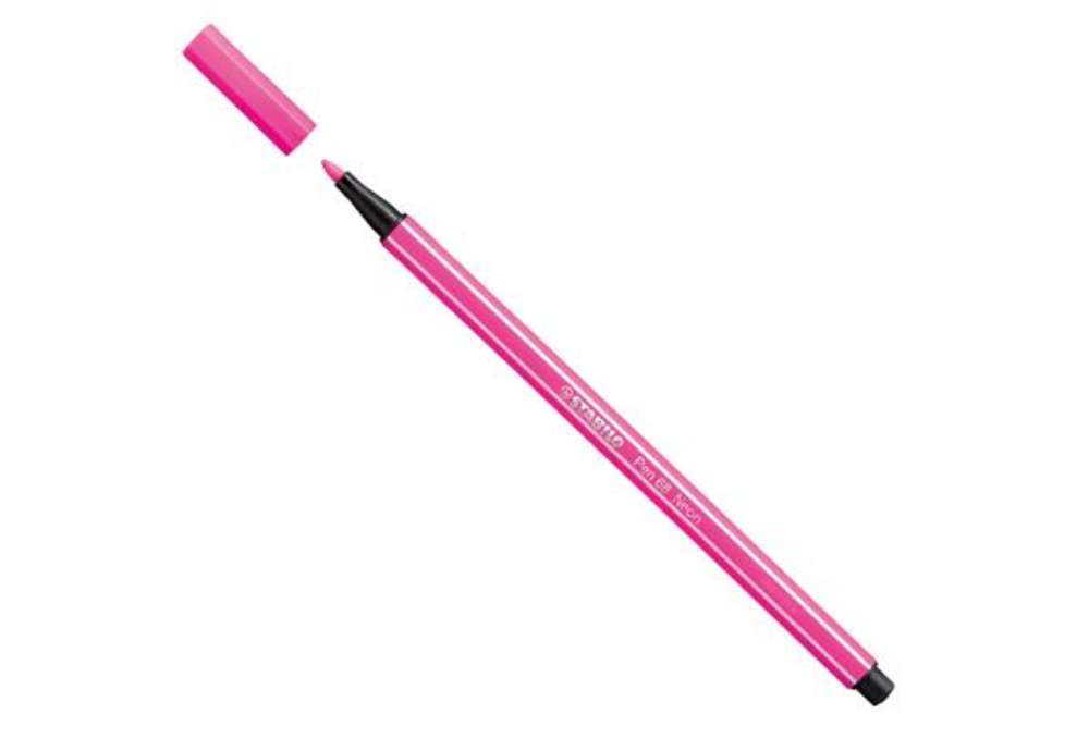 Immagine di Pennarello Pen 68 - rosa fluo 056 - Stabilo