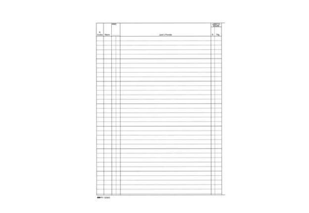 Immagine di Registro contabilità dei lavori - 31 x 21cm - 47pg - numerate - Edipro