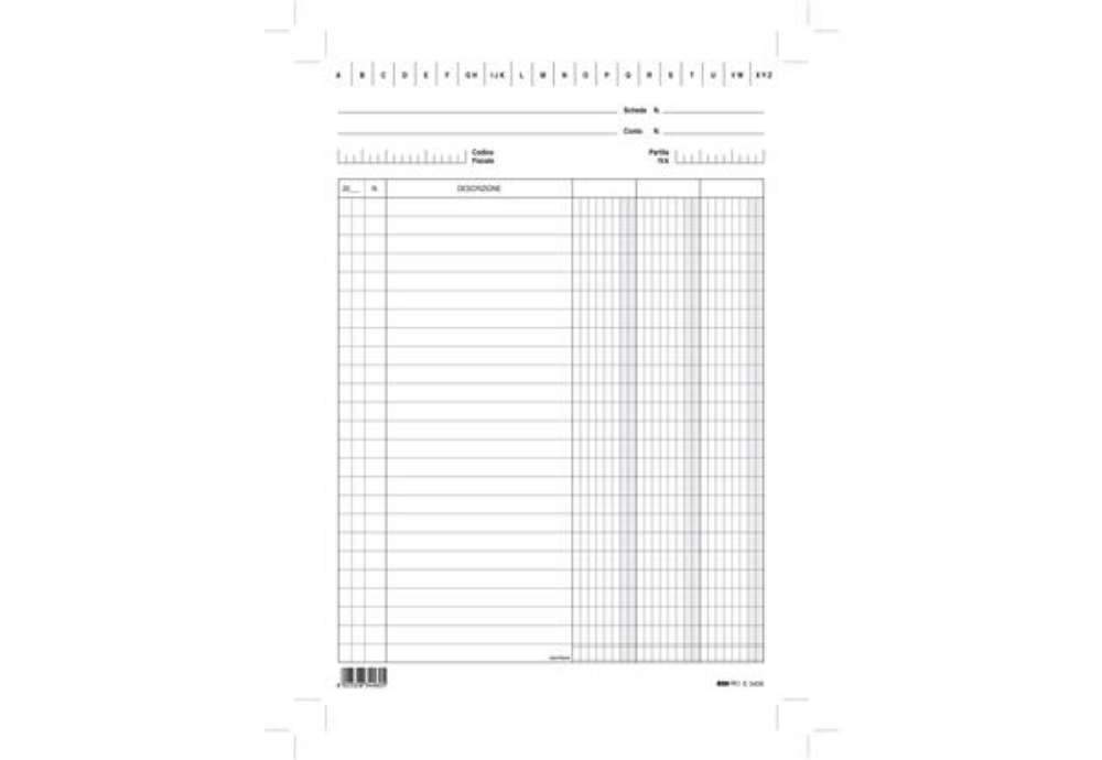 Immagine di Schede - 3 colonne - 29,7 x 21 cm (verticale) - Edipro - conf. 100 pezzi