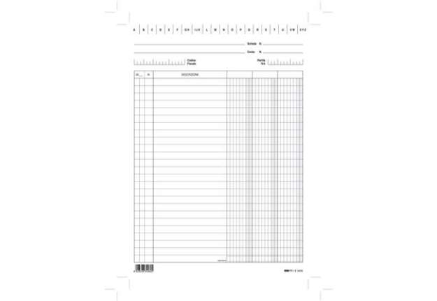 Immagine di Schede - 3 colonne - 29,7x21 cm (verticale) - Edipro - bianco - conf. 100 pezzi
