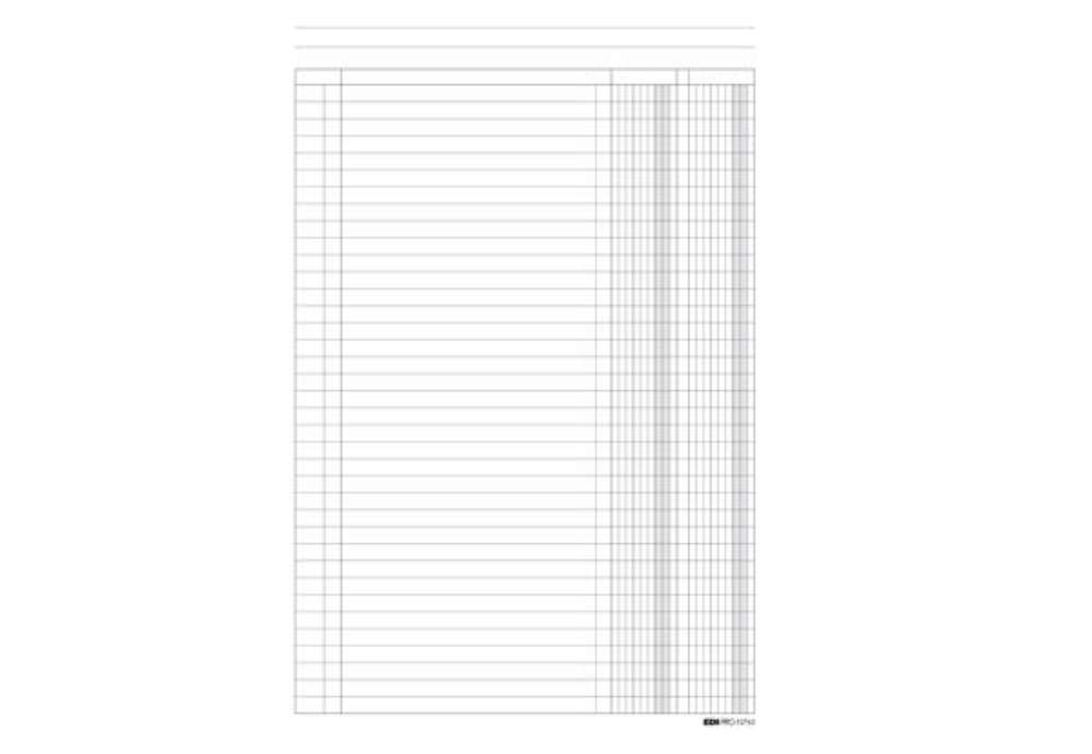 Immagine di Registro a 2 colonne - 31 x 24cm - 100 fogli - Edipro