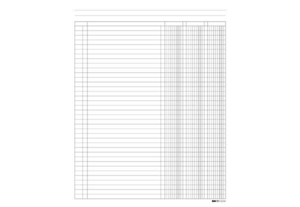 Immagine di Registro a 3 colonne - 31 x 24cm - 100 fogli - Edipro