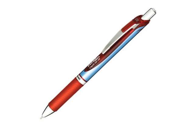 Immagine di Roller a scatto Energel XM Click - punta 0,5mm - rosso  - Pentel