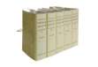 Immagine di Faldone - legacci incollati - juta - 35x25 cm - dorso 15 cm - paglia - Brefiocart