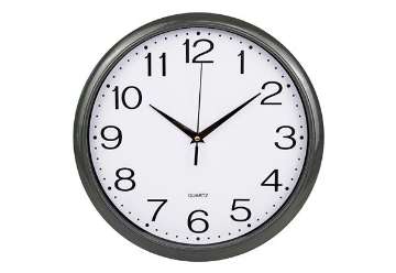 Visualizza i dettagli per Orologio da parete Classic - diametro 30,5 cm - grigio - Methodo Immagine di Orologio da parete Classic - diametro 30,5 cm - grigio - Methodo