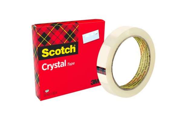 Immagine di Nastro adesivo Crystal 600 - 66 m x 1,9 cm - trasparente - Scotch