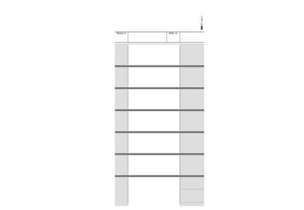 Immagine di Blocco comande a 7 tagliandi - 25/25 fogli autoricalcanti - 22 x 10cm - Edipro