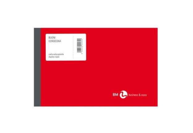 Immagine di Blocco buoni di consegna - 50 fogli x 2 copie ricalcanti - 165 x 120 mm - BM