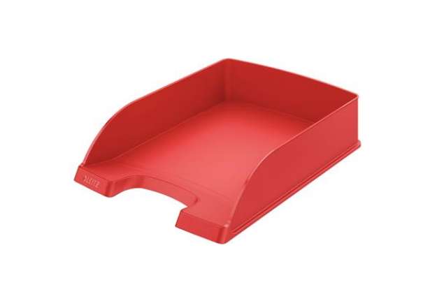 Immagine di Vaschetta portacorrispondenza Leitz Plus Standard - 25,5 x36 x 7 cm - rosso - Leitz