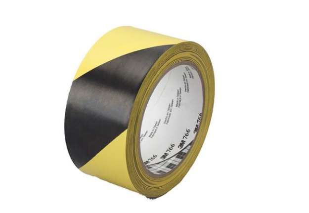 Immagine di Nastro adesivo vinilico 766 - 5 cm x 33 m - giallo/nero - Scotch