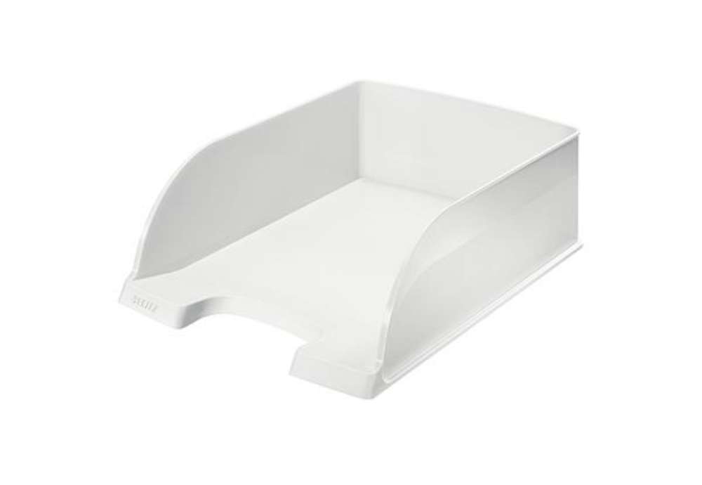 Immagine di Vaschetta portacorrispondenza Leitz Plus Jumbo - 25,5 x 10,3 x 36 cm - bianco - Leitz