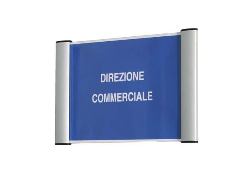 Immagine di Porta targa appendibile Wall Sign - A6 - 15 x 10,5 cm - Tecnostyl