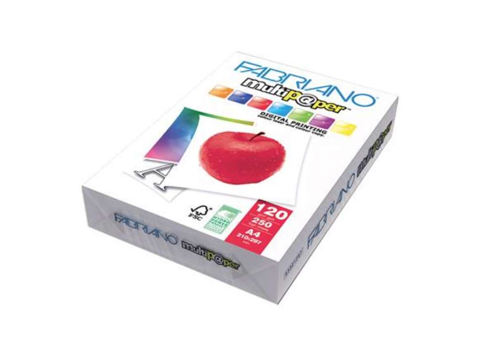 Immagine di Carta Multipaper - A4 - 120 gr - bianco - Fabriano - conf. 250 fogli