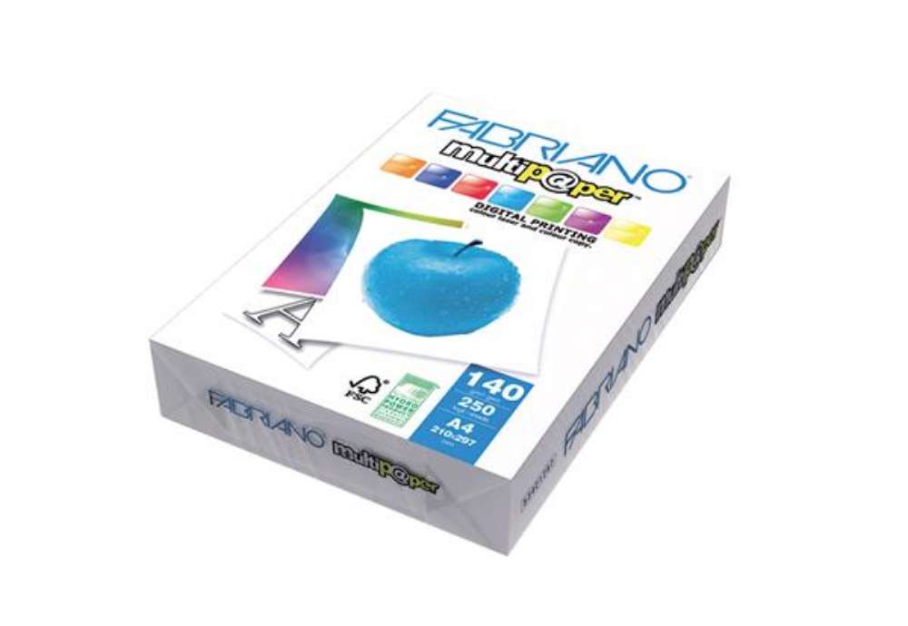 Immagine di Carta Multipaper - A4 - 140 gr - bianco - Fabriano - conf. 250 fogli