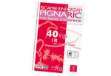 Immagine di Ricambi forati rinforzati Pignaric - A4 - 1 rigo - 80gr - Pigna - conf. 40 pezzi