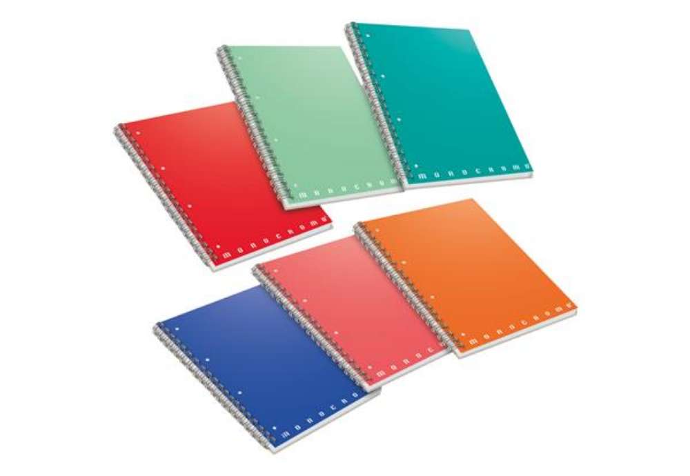 Immagine di Maxiquaderno Monocromo - A4 - 5mm - 70 fogli - 80gr - c/fori  - spiralato - Pigna