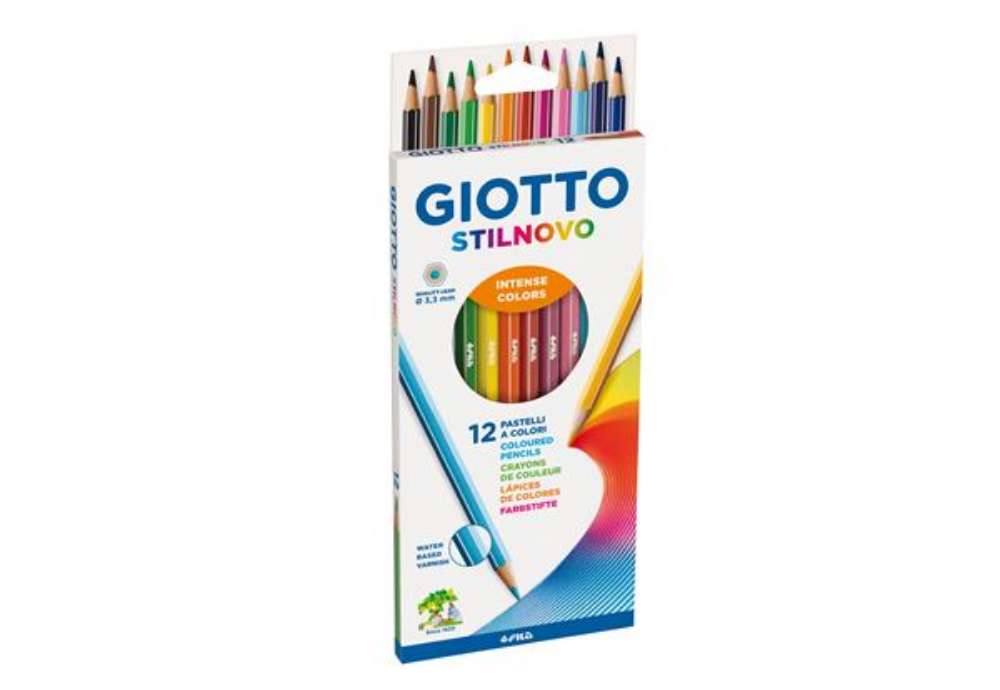 Immagine di Pastelli Stilnovo - diametro mina 3,3 mm - Giotto - astuccio 12 pezzi