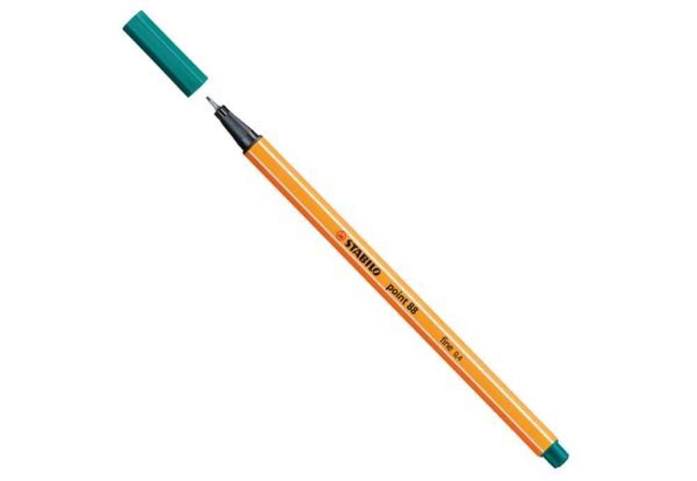 Immagine di Fineliner Point 88 - tratto 0,4mm - turchese 51 - Stabilo