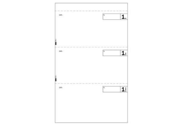 Immagine di Blocco comande a 3 tagliandi - 25/25 fogli autoricalcanti - 17 x 9,9cm - Edipro