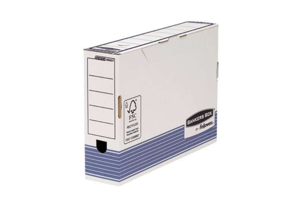 Immagine di Scatola archivio Bankers Box System - formato legale - 25,5 x 36 cm - dorso 8 cm - Fellowes