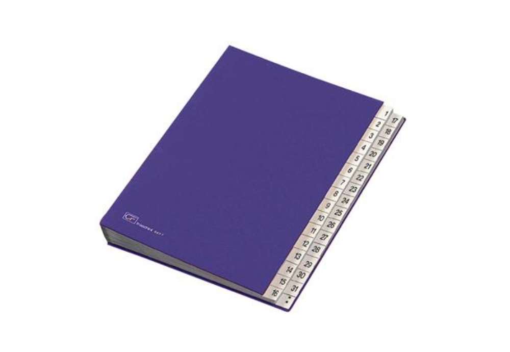 Immagine di Classificatore numerico 1/31 - 643D - 24x34 cm - blu - Fraschini